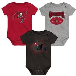 Outerstuff NFL Baby 3er Body-Set Tampa Bay Buccaneers - 0-3M von Outerstuff