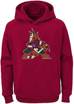 Outerstuff NHL Kapuzenpullover für Jugendliche 8–20, Team-Farbe, Primär-Logo, Pullover, Arizona Coyotes Burgundy, 18-20 von Outerstuff