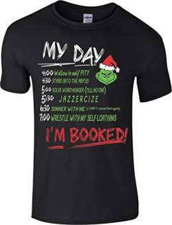 outfit The Grinch Movie T-Shirt I Am Booked That Stole Hate My Day Gr. M, Schwarz von Outfit