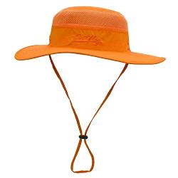 Outfly Breite Krempe Sonnenhut für Herren Damen Mesh Bucket Hat Leichter Bonnie Hut Outdoor Angelhut von Outfly