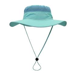 Outfly Breite Krempe Sonnenhut für Herren Damen Mesh Bucket Hat Leichter Bonnie Hut Outdoor Angelhut von Outfly