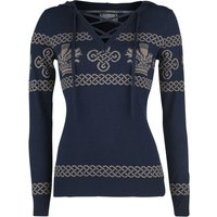 Outlander Kapuzenpullover - The Thistle Of Scotland - XS bis 5XL - für Damen - Größe 3XL - dunkelblau  - EMP exklusives Merchandise! von Outlander