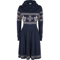 Outlander Kleid knielang - XS bis 3XL - für Damen - Größe 3XL - blau/grau  - EMP exklusives Merchandise! von Outlander