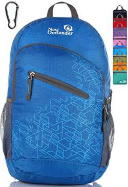 Outlander Packbarer leichter Reise-Wanderrucksack, Dunkelblau von Outlander