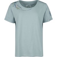 Outlander T-Shirt - Craigh Na Dun - S bis XXL - für Damen - Größe L - blau  - EMP exklusives Merchandise! von Outlander