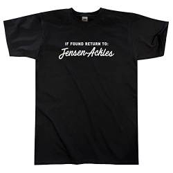 Outsider. Herren Unisex If Found Return to Jensen Ackles T-Shirt - Black - Large von Outsider.