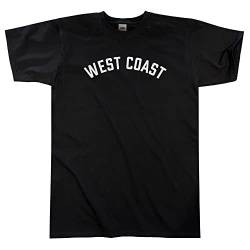 Outsider. Herren Unisex West Coast T-Shirt - Black - X-Large von Outsider.