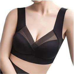 Oveallgo Hatme Haltungskorrektur BH, Hatme BH, Wmbra BH Original, Hatime Korrektur BH, Comfy Without Underwire Haltungskorrektur Bra (DE/NL/SE/PL, Alphanumerisch, 3XL, Regular, Regular, Schwarz) von Oveallgo