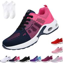 Oveallgo Orthoback Schuhe Damen, Orthoshoes Cloudwalk Pro - Ergonomischer Schmerzlinderungs-Schuh Orthopädische Schuhe Herren (Rose Red, Erwachsene, 37, Numerisch, EU Schuhgrößensystem, Breit) von Oveallgo