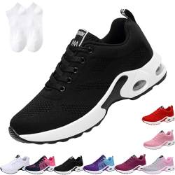 Oveallgo Orthoback Schuhe Damen, Orthoshoes Cloudwalk Pro - Ergonomischer Schmerzlinderungs-Schuh Orthopädische Schuhe Herren (Schwarz, Erwachsene, 38, Numerisch, EU Schuhgrößensystem, Breit) von Oveallgo