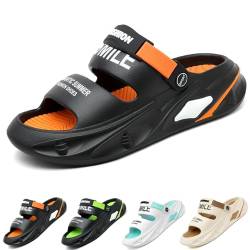 Oveallgo Sandals Couple 2024 Sommerloch Schuhe, Sportliche Strandsandaien Mit Dicken Für Den Sommer (Schwarz, Erwachsene, 40, Numerisch (von/bis), EU Schuhgrößensystem, 41, M) von Oveallgo