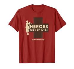 Overwatch 2 Mercy Heroes Never Die! Logo T-Shirt von Overwatch