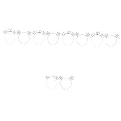 8-teiliges Haarband mit Schneeflocke, Weihnachten, Strass-Stirnbänder für Frauen und Kinder, Haarband aus Hirschholz, Schneeflocke, Weihnachtsbänder, Hoho, Stirnband, Weihnachtsschmuck, Dekoration von OwKay