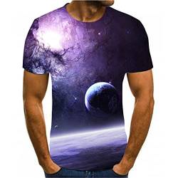 Owenqian Herren T-Shirts,3D-T-Shirt, Sommer-T-Shirt, 3D-T-Shirt übergroßes T-Shirt von Owenqian