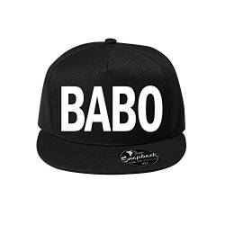 BABO Baumwolle Baseball Cap, Basecap - Unisex Kappen, Sport, Reisen, Style - Baseballkappe Kappe, Mütze (414-Cap5P-1Schwarz) von OwnDesigner