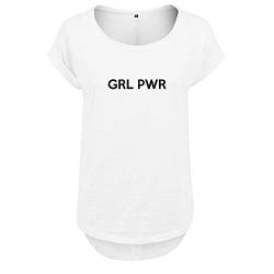 GRL Power Design Frauen T Shirt mit Spruch und modischem Motiv NEU Bedruckt Oberteil für Frauen XL Weis (B36-379-XL-Weiß) von OwnDesigner