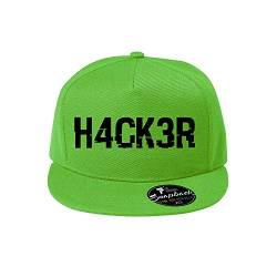 OwnDesigner Hacker Cap Reine Farbe Baseboard Baseballkappe Kappe, Mütze (411-Cap5P-5Grun) von OwnDesigner