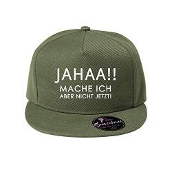 OwnDesigner Jahaa Mache Cap Reine Farbe Baseball Baseball Cap, Mütze (Cap 480 Khaki) von OwnDesigner