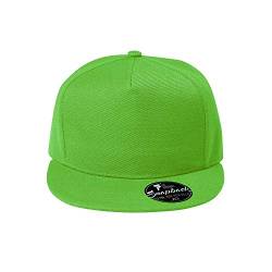 OwnDesigner - Snapback, Cap, Mütze, Kappe Unisex Baseball Cap in verschiedenen Farben, für Erwachsene und Kinder, A5-grün, Einheitsgröße von OwnDesigner