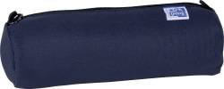 Oxford Federmäppchen, rund, Farben, 1 Fach, Fassungsvermögen: 22 x 7 x 7 cm, Reißverschluss, Polyester, Blau von Oxford
