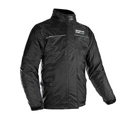 Oxford Products Unisex Regenschutz Rainseal Motorrad-Jacke für Nasswetterausrüstung, Schwarz, XXL von Oxford