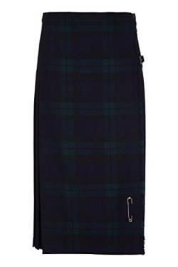 Oxfords Cashmere Klassischer Damen- Kilt aus Reiner Schurwolle. Black Watch, 42 von Oxfords Cashmere