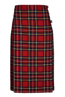 Oxfords Cashmere Klassischer Damen- Kilt aus Reiner Schurwolle. Royal Stewart, 46 von Oxfords Cashmere