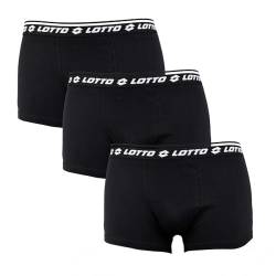 OZABI - Boxershorts Lotto für Herren, 100 % Baumwolle, verschiedene Modelle je nach Verfügbarkeit, mehrfarbig, Set mit 3 Lottos, verschiedene Farben, Schwarz, M von Ozabi