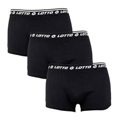 OZABI - Boxershorts Lotto für Herren, 100 % Baumwolle, verschiedene Modelle je nach Verfügbarkeit, mehrfarbig, Set mit 3 Lottos, verschiedene Farben, Schwarz, XL von Ozabi