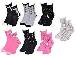 Ozabi Damen-Socken LICENCE Fantasy ÜBERRASCHUNGSPAKET (as3, numeric, numeric_36, numeric_41, regular, regular, 6er-Pack FEE CLOCHETTE) von Ozabi