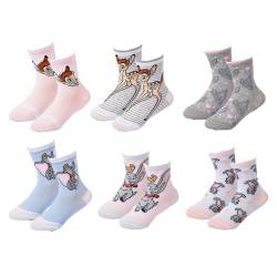 Ozabi Kinder Socken LICENCE ÜBERRASCHUNGSPAKET (as3, numeric, numeric_23, numeric_26, regular, 6er-Pack Mädchen Baby DISNEY CLASSIC 2947) von Ozabi