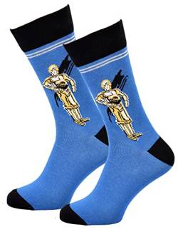 Ozabi Socke für Herren STAR WARS (as3, numeric, numeric_39, numeric_42, regular, regular, 03401 C3PO) von Ozabi