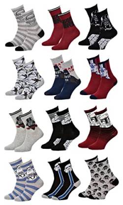 Ozabi Socken Jungen Lizenz PACK VON 12 PAAREN SURPRISE (as3, numeric, numeric_31, numeric_34, regular, 12er-Pack STW) von Ozabi