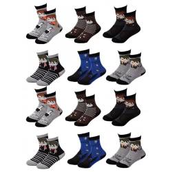 Ozabi Socken Jungen Lizenz Pack VON 12 PAAREN Surprise (as3, Numeric, Numeric_27, Numeric_30, Regular, 12er-Pack Harry Potter) von Ozabi