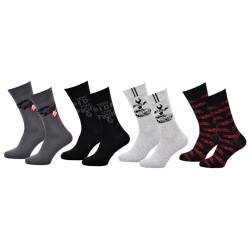 Ozabi Socken Pack Herren FAST AND FURIOUS (as3, numeric, numeric_43, numeric_46, regular, regular, Packung mit 4 Paar 1587) von Ozabi