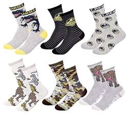 Ozabi Socken Pack Jungen JURASSIC PARK (as3, numeric, numeric_31, numeric_35, regular, 6er-Pack 5647) von Ozabi