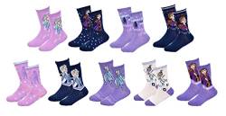 Ozabi Socken Pack Mädchen DIE EISKÖNIGIN (as3, numeric, numeric_27, numeric_30, regular, 9er-Pack Socken SURPRISE) von Ozabi
