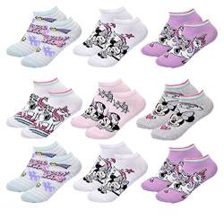 Ozabi Socken Pack Mädchen MINNIE (as3, numeric, numeric_35, numeric_38, regular, 9er-Pack SNEAKER SURPRISE) von Ozabi