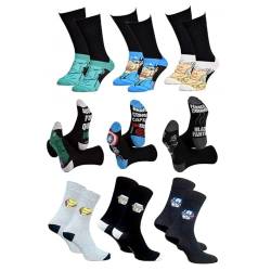 Ozabi Socken für Männer Lizenz PACK AVENGERS (as3, numeric, numeric_39, numeric_42, regular, regular, 9er-Pack Socken SURPRISE) von Ozabi