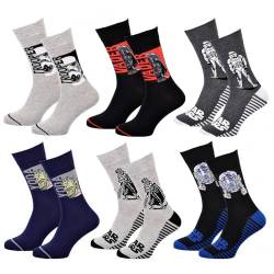 Ozabi Socken für Männer Lizenz PACK STARWARS (as3, numeric, numeric_39, numeric_42, regular, regular, 6er-Pack 2011) von Ozabi