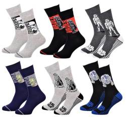 Ozabi Socken für Männer Lizenz PACK STARWARS (as3, numeric, numeric_43, numeric_46, regular, regular, 6er-Pack 2011) von Ozabi