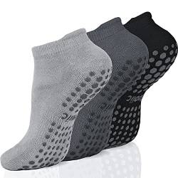 Ozaiic Yoga Socken für Damen und Herren, Stoppersocken, Antirutschsocken, Barfuß, Rutschfeste, Pilates, Krankenhaus, Zuhause, Socken mit Noppen von Ozaiic
