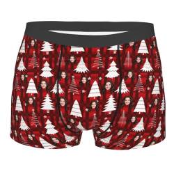 Ozinna Herren Boxershorts mit Personalisierte Gesicht Foto Weihnachten Unterwäsche Boxer Briefs Lustige für Männer Boyfriend Ehemann,(Stil-17-M) von Ozinna