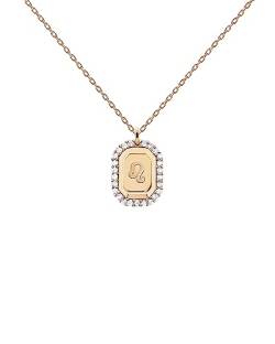 PDPaola Damen-Halskette Sternzeichen Löwe Silber vergoldet CO01-572-U von P D PAOLA