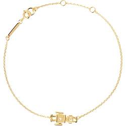 PdPaola Damen-Armband 925er Silber One Size Gelbgold 32019936 von P D PAOLA