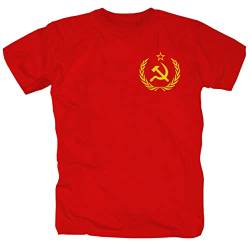 CCCP UDSSR Sowjetunion rote Armee Lenin Russland Karl Marx NVA DDR Moskau Shirt T-Shirt M von P-T-D