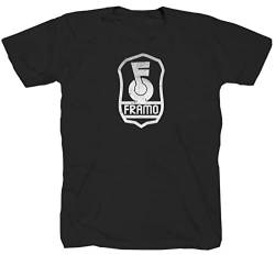 Framo Automobile Retro Trabant Simson MZ Auto Wartburg S51 S 51 Schwalbe DDR Oldtimer IFA ETZ AWO T-Shirt Shirt XXL von P-T-D