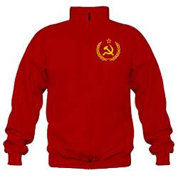 P-T-D CCCP UDSSR Sowjetunion Jacke rote Armee Lenin Russland Karl Marx NVA DDR Moskau XXL von P-T-D