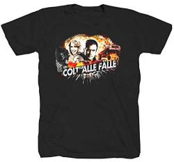 Stuntman EIN Colt für alle Fälle Jody Seavers Serie Baywatch Fall Guy T-Shirt Shirt Polo 4XL XXXXL von P-T-D