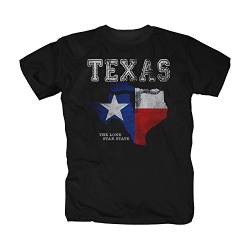 Texas Lone Star Alaska Amerika Cowboys Route Dallas Kalifornien Las Vegas Western USA Chopper Bobber Shirt Polo T-Shirt XXXXXL 5XL von P-T-D